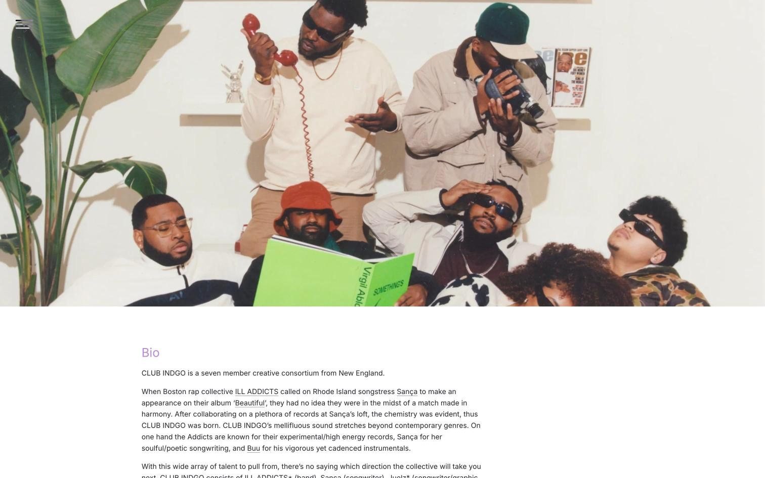 Club Indgo Website